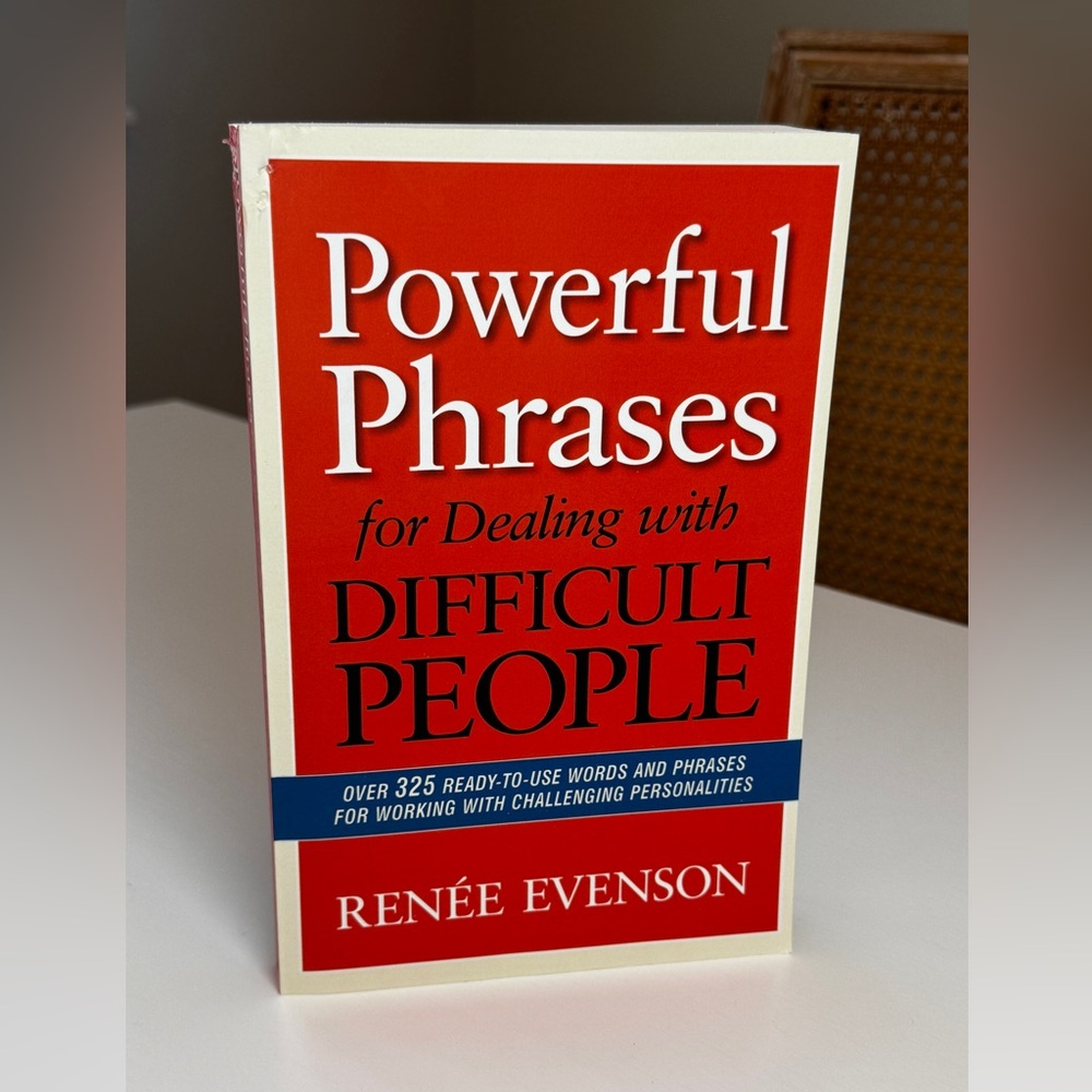 Powerful Phrases Book in Red and White
